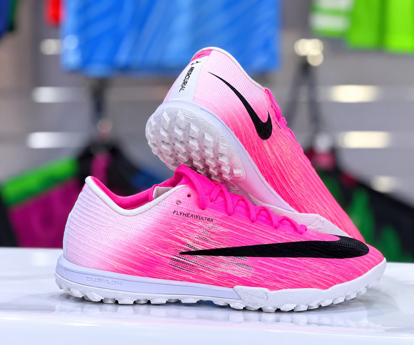 nike mercurial vapor turf pink black